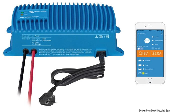 Cargador de baterías VICTRON Bluesmart IP67 con conexión Bluetooth