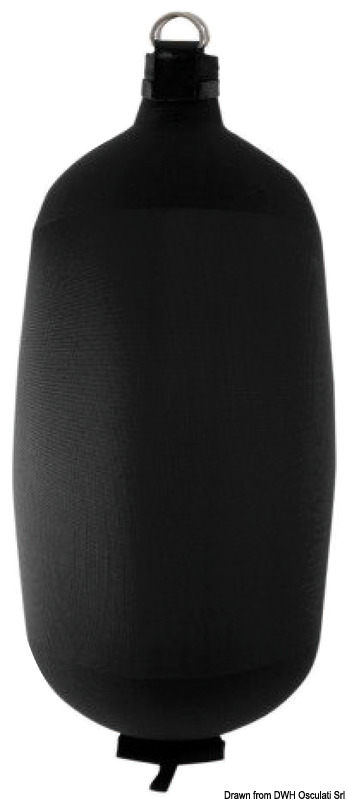 Defensa cilíndrica de tela inflable FENDERTEX - Imagen 2
