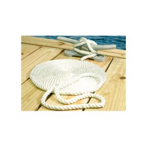 Seachoice Cabo Amarre Nylon Triple Trenzado Blanco 9,5 mm