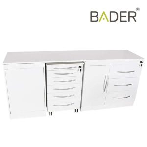Conjunto mobiliario cuádruple con push-on sin lavabo