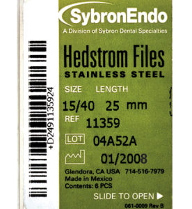 Limas de acero inoxidable Hedstrom 30mm