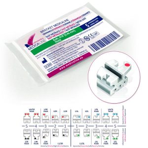 Bracket Ml Cerámico  R/Metal Mbt .022 U3L Hook Rep