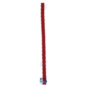 Cabo Poliester 4mm Rojo 12 m