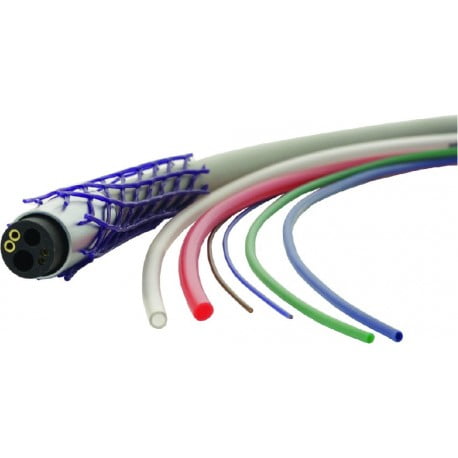 Manguera 6 agujeros para turbinas y micromotores,150cm,color gris - Imagen 2